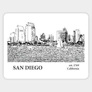 San Diego - California Sticker